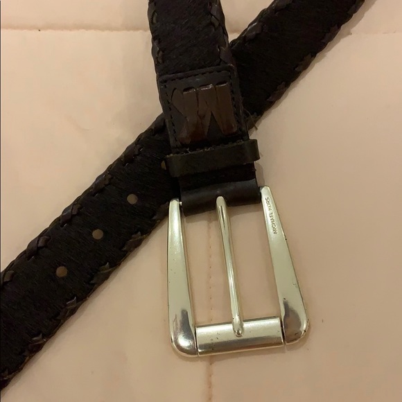 MICHAEL KORS Brown Leather/Calf Belt main image 6